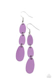 Rainbow Drops - Purple Earrings Paparazzi