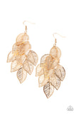 Limitlessly Leafy - Gold Earrings Paparazzi Incoming