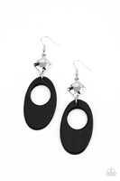 Retro Reveal - Black Earrings Paparazzi