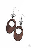 Retro Reveal - Brown Earrings Paparazzi