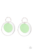 POP, Look, and Listen - Green Earrings Paparazzi