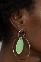 POP, Look, and Listen - Green Earrings Paparazzi