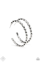 Hoop Hype Silver Earrings Paparazzi