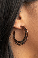 Bada BLOOM! - Copper Earrings Paparazzi