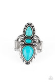 In a BADLANDS Mood - Blue Ring Paparazzi