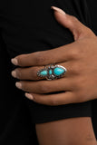 In a BADLANDS Mood - Blue Ring Paparazzi