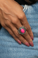 BADLANDS To The Bone - Pink Ring Paparazzi