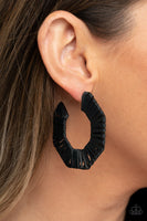 Fabulously Fiesta - Black Earrings Paparazzi