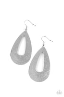 Hand It OVAL! - Silver Earring Paparazzi