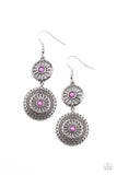 Keep It WHEEL - Purple Earrings Paparazzi