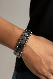 Metro Magnetism - Black Bracelet Paparazzi