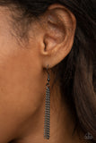 Metallic Merger - Black Necklace Paparazzi