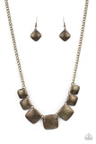 Keeping It RELIC - Brass Necklace Paparazzi
