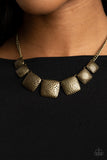 Keeping It RELIC - Brass Necklace Paparazzi