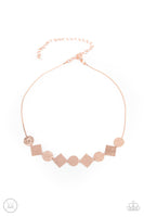 Dont Get Bent Out Of Shape - Copper Necklace Paparazzi