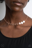 Dont Get Bent Out Of Shape - Copper Necklace Paparazzi