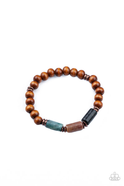 ZEN Most Wanted - Copper Bracelet Paparazzi