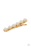 Polished Posh - Gold Hair Clip Paparazzi