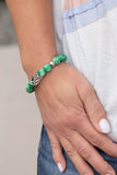 Soothes The Soul - Green Bracelet Paparazzi
