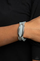 Corded Couture - Silver Bracelet Paparazzi