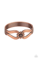 Let A Hundred SUNFLOWERS Bloom - Copper Bracelet Paparazzi