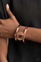 Organic Fusion - Copper & Wood Bracelet Paparazzi