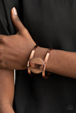 Organic Fusion - Copper & Wood Bracelet Paparazzi