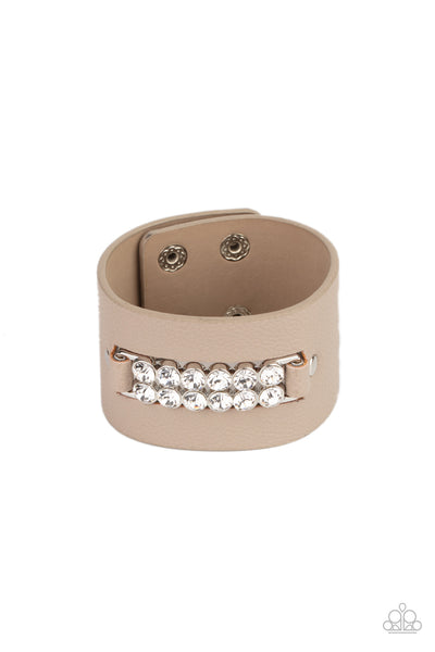 Runway Rebellion - Brown Bracelet Paparazzi