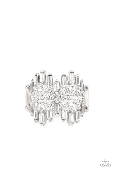 Urban Empire White Ring Paparazzi