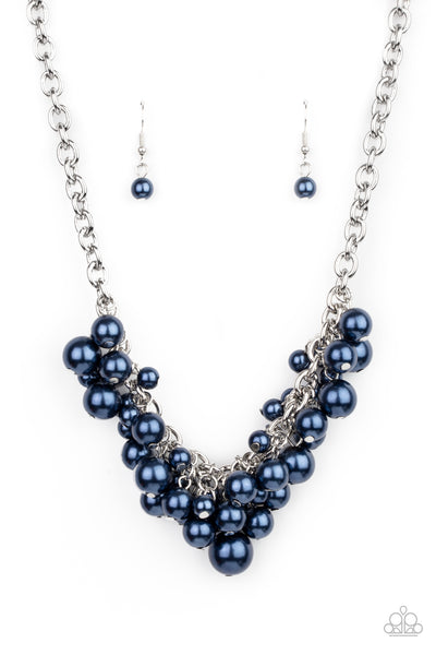 Down For The COUNTESS - Blue Pearl Necklace Paparazzi