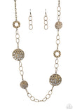 HOLEY Relic - Brass Necklace Paparazzi