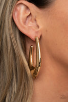 Find Your Anchor - Gold Earrings Paparazzi