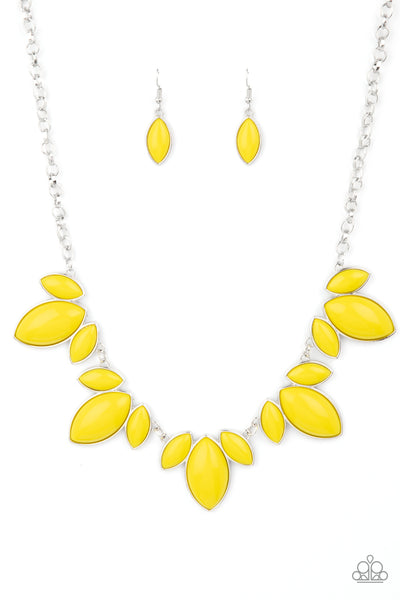 Viva La Vacation - Yellow Necklace Paparazzi