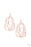 Artisan Relic - Rose Gold Earrings Paparazzi