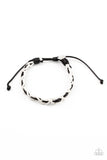 Wanderlust Vibes - White & Black Urban Bracelet Paparazzi