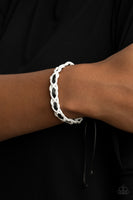 Wanderlust Vibes - White & Black Urban Bracelet Paparazzi