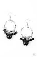 Delectably Diva - Black Earrings Paparazzi