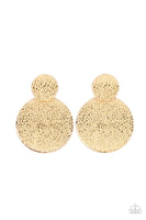 Refined Relic - Gold Earrings Paparazzi