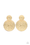 Refined Relic - Gold Earrings Paparazzi