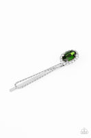 Gala Glitz - Green Hair Clip Paparazzi