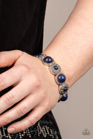 Garden Flair - Blue Bracelet Paparazzi