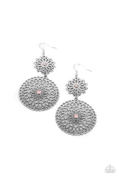 Garden Mantra - Pink Earrings Paparazzi