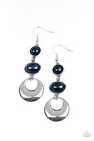 Bubbling To The Surface - Blue Earrings Paparazzi