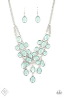 Serene Gleam - Blue Necklace Paparazzi