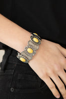 Desert Relic - Yellow Bracelet Paparazzi