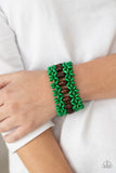 Bali Beach Retreat - Green Bracelet Paparazzi