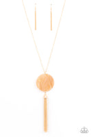 Up FAUX Grabs - Orange Necklace Paparazzi