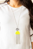 Color Me Neon - Yellow Necklace Paparazzi