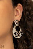 Industrial Eden - Silver Clip On Earrings Paparazzi