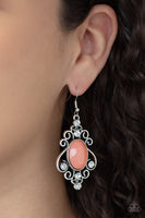 Tour de Fairytale - Orange Earrings Paparazzi